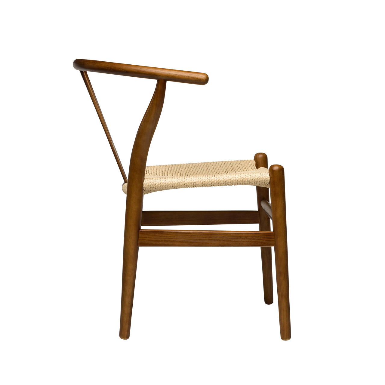SHIPS FEB 1ST- Wishbone Chair (Walnut/Natural Woven Cord)