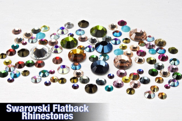 swarovski flat beads