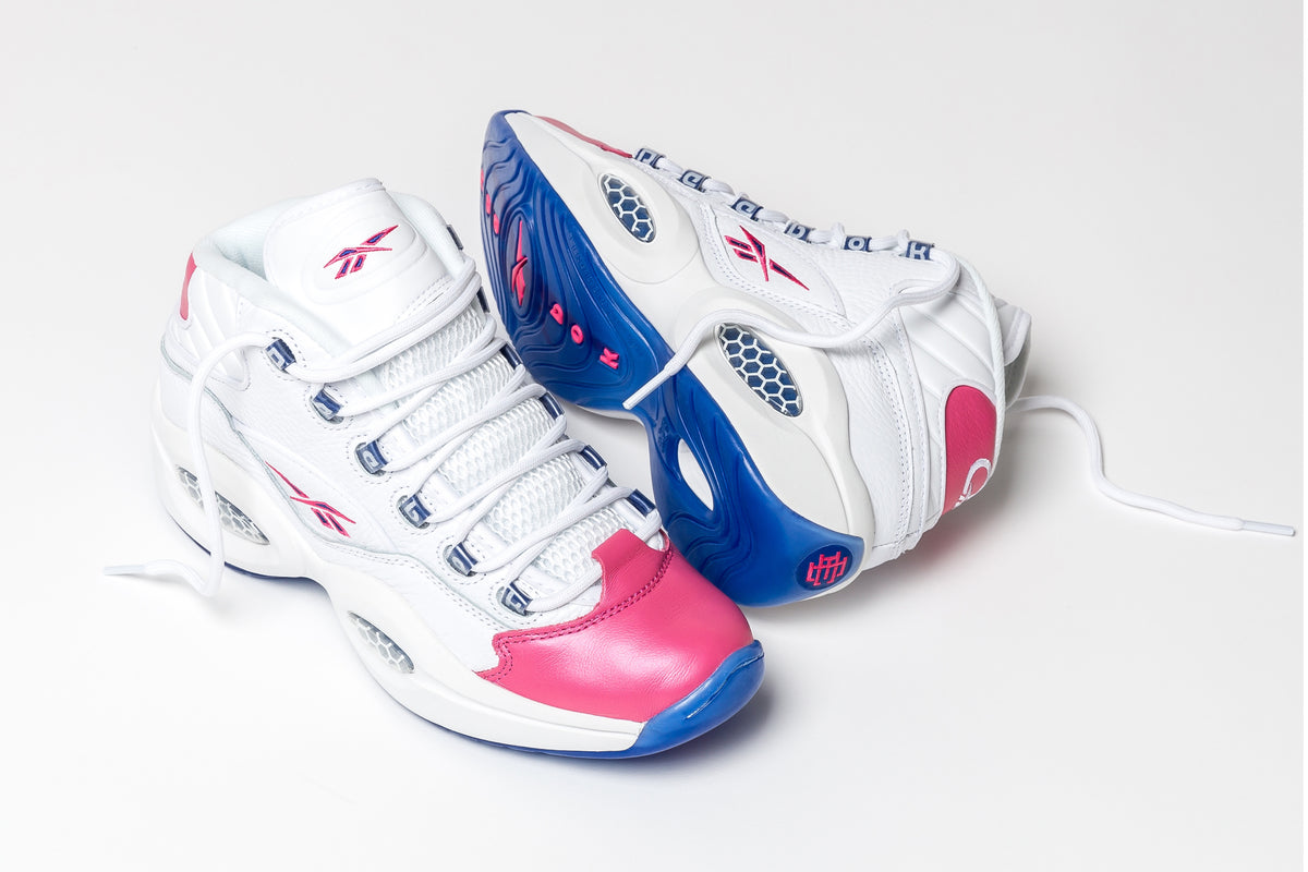 reebok question mid pink