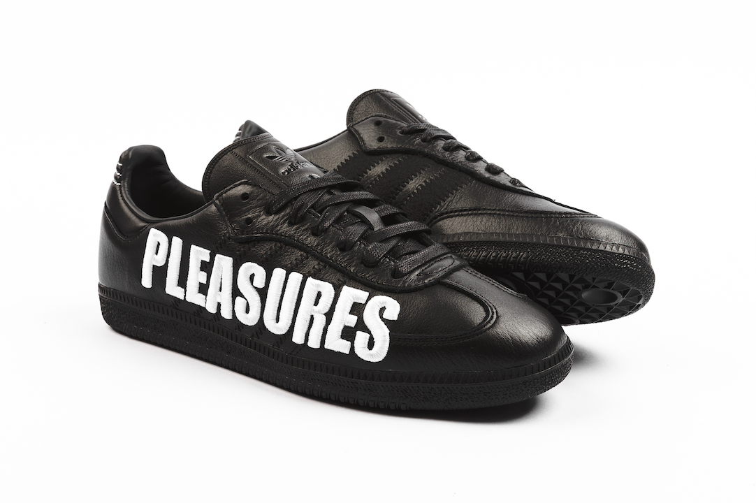 pleasures x adidas