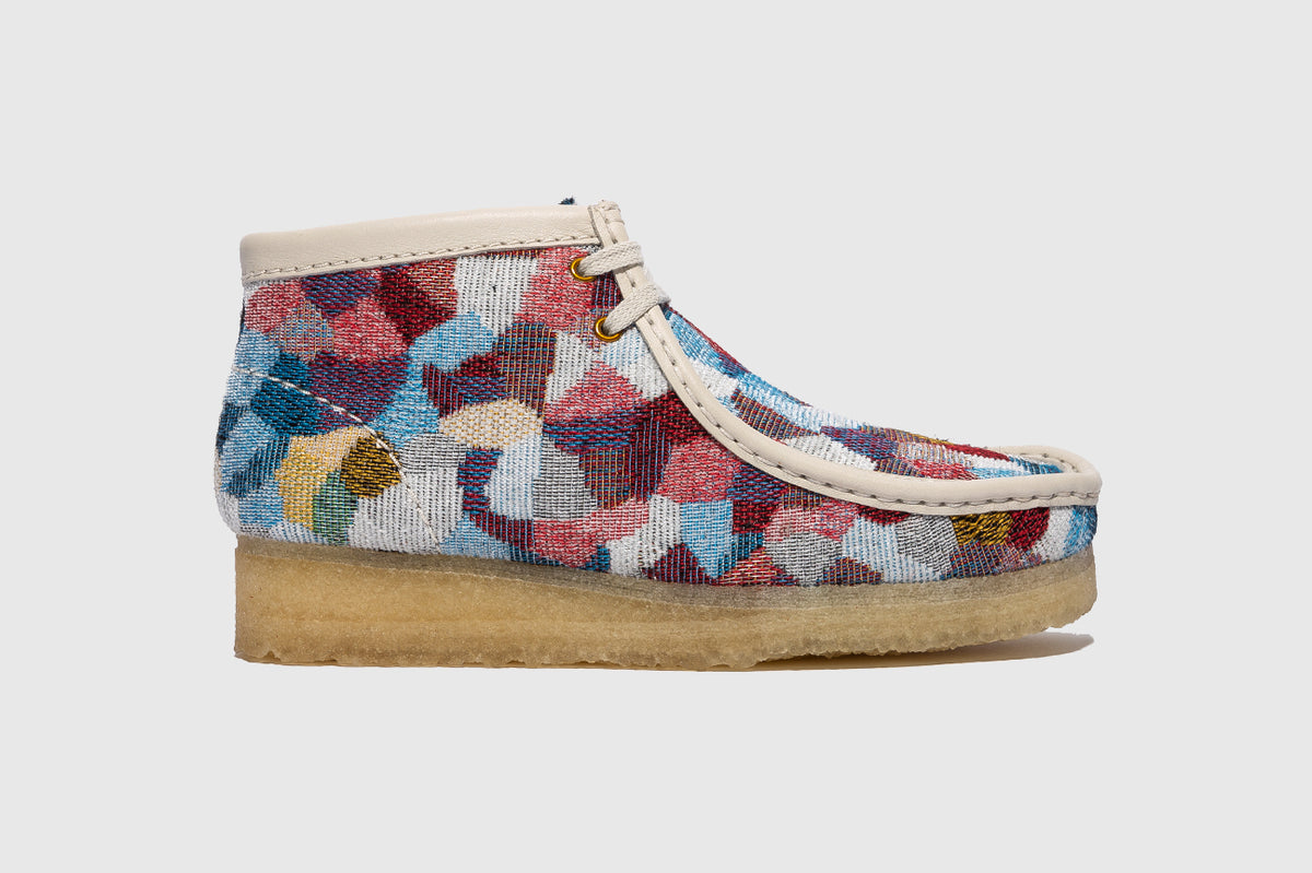 multi colored wallabees