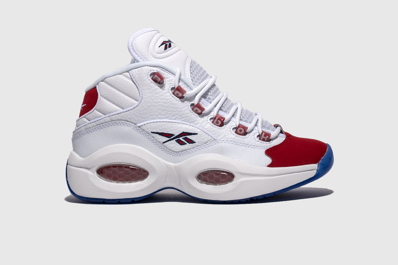 reebok question mid red toe