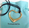 Tiffany 18ct gold heart pendant