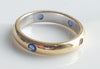 Cartier Sapphire 18K Gold eternity ring