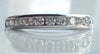 Tiffany .33ct G/VS channel set half diamond eternity/wedding ring
