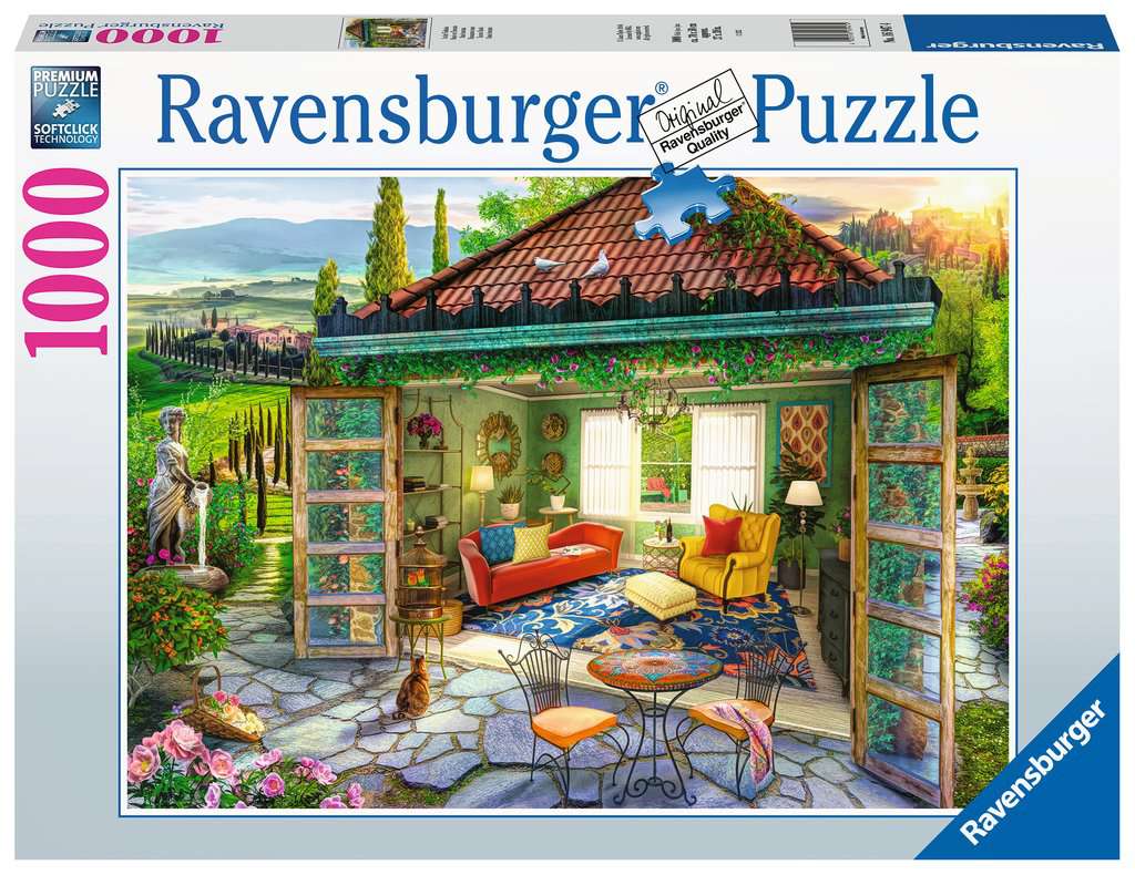 Meander Have a picnic Splendor Ravensburger Puzzle 1000 Piece Tuscan Oasis – Growing Tree Toys