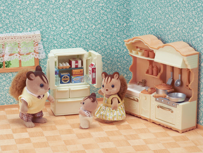 calico critters kitchen and fridge set