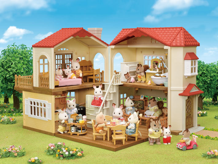 CALICO CRITTERS #CC1796 Red Roof Country Home Kids  Gift Set New Factory Sealed 