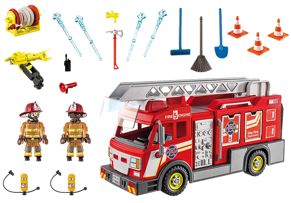 koncept Ark Prestige Playmobil City Action: Fire Truck 71233 – Growing Tree Toys