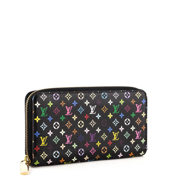 Louis Vuitton Black Multicolore Zippy Wallet - Luxury Consignment