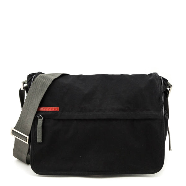 Prada Sport Black Nylon Messenger Bag - Buy Preloved Prada Bags Canada