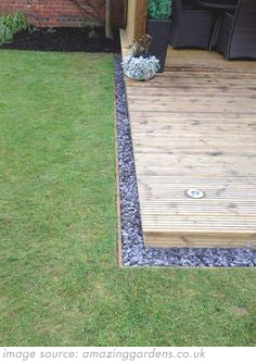 decking edging with lights
