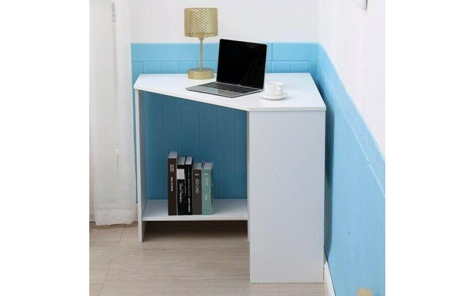 chunky white corner desk