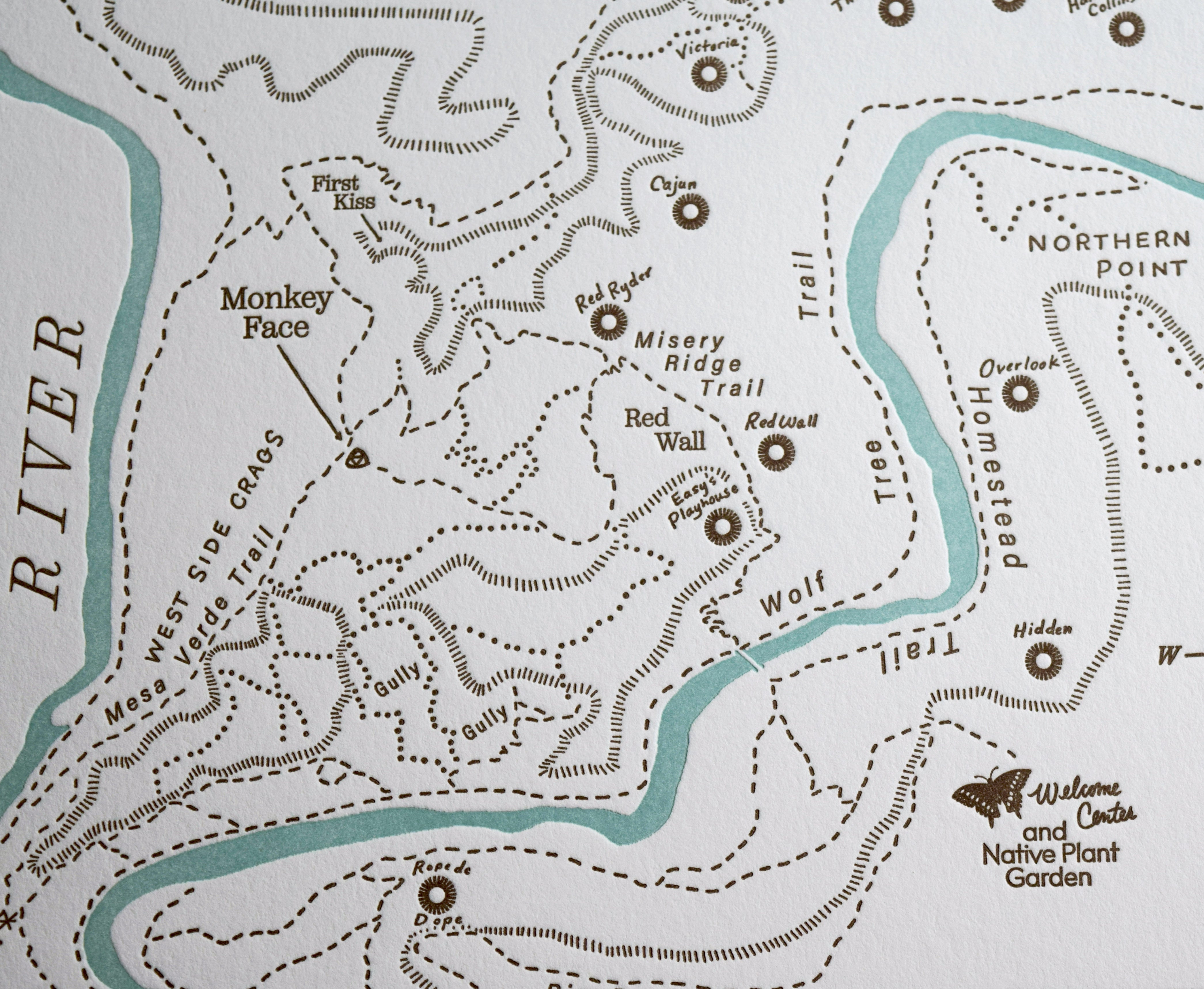 smith rock state park map