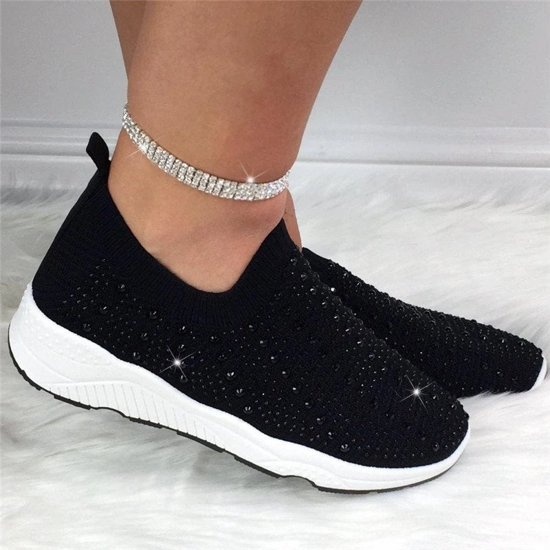 crystal sneakers