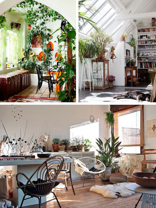 Interiores que parecen jardines Casa y Jardín, Decoración, Ideas de