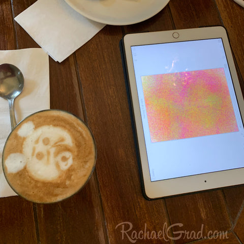 Coffee Art & Digital Drawing Latte Face Cocoalatte Cafe Toronto Rachael Grad