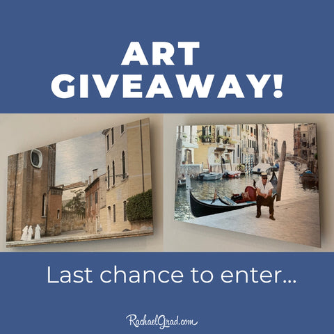 Last Chance to Enter Artwork Giveaway by Toronto Artist Rachael Grad