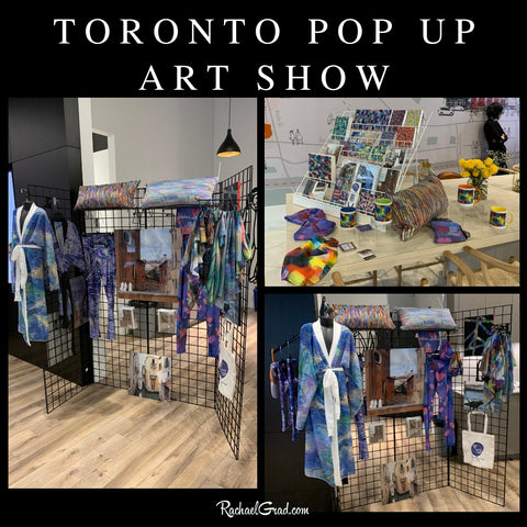 Toronto Pop Up Art Show and Sale with Canadian Artist Rachael Grad 