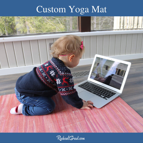Pilates on Demand custom yoga mat by Rachael Grad