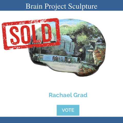 Sold Brain project sculpture 2020 by Toronto Artist Rachael Grad