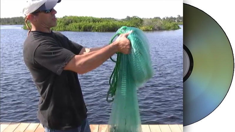 Complementary instruction DVD on all Bait Buster cast nets