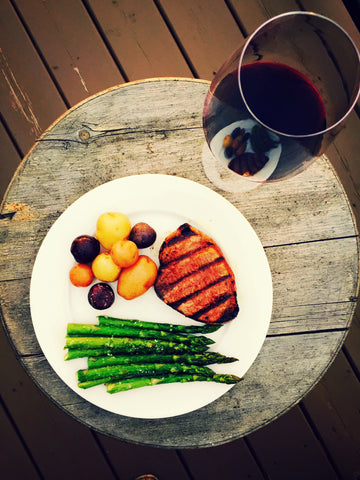 Marinated steak with beer and brown sugar