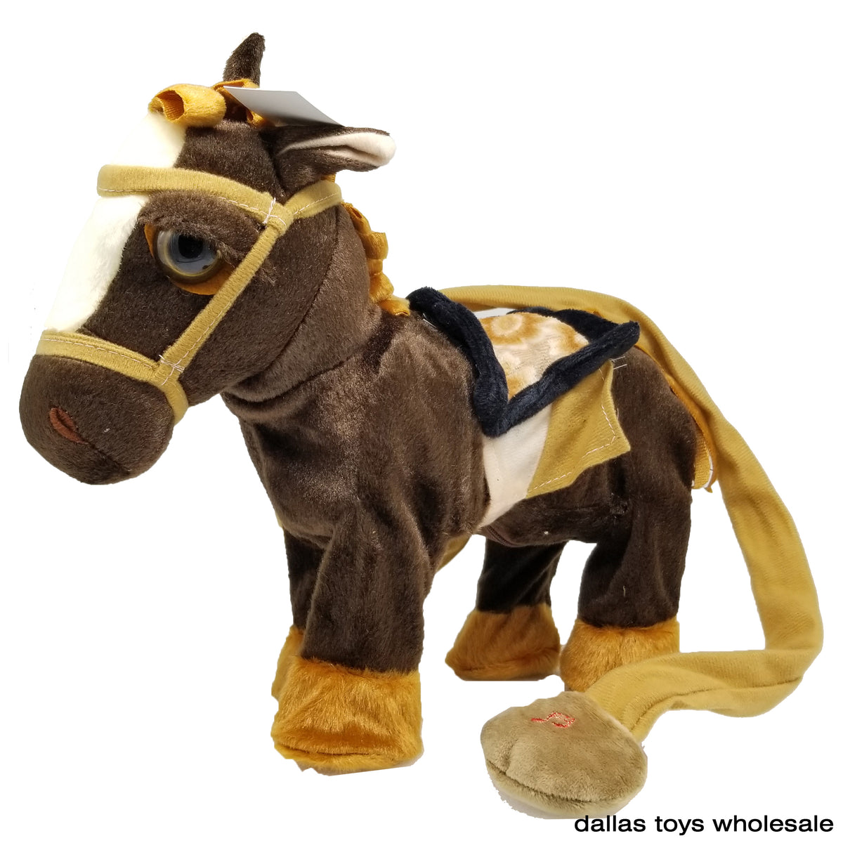 walking horse toy with leash