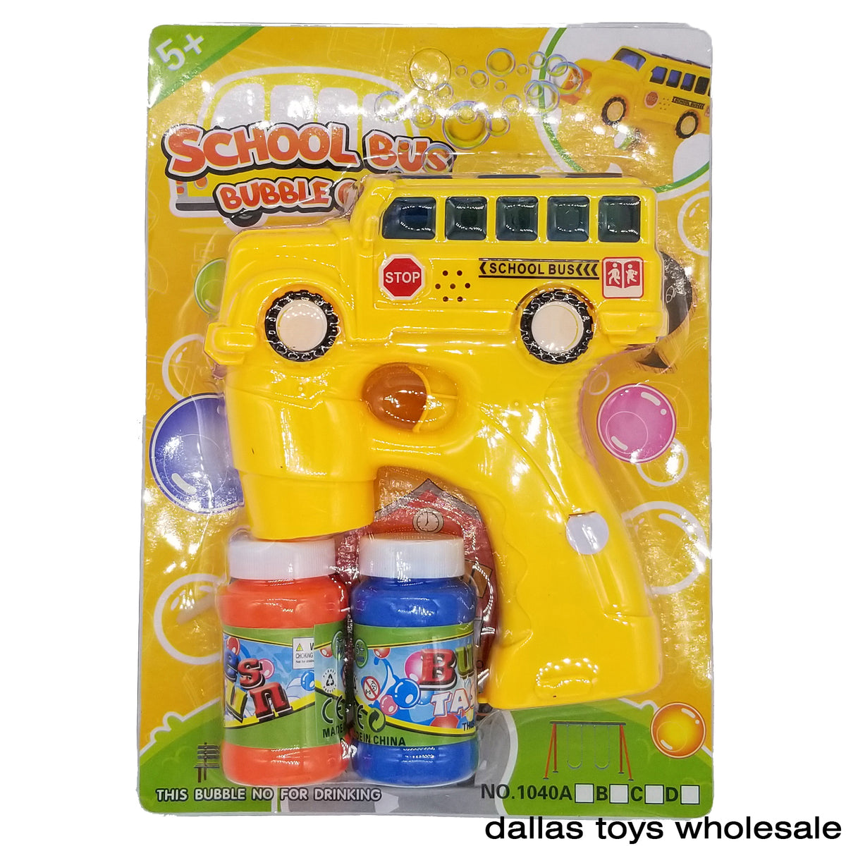 school bus bubble gun