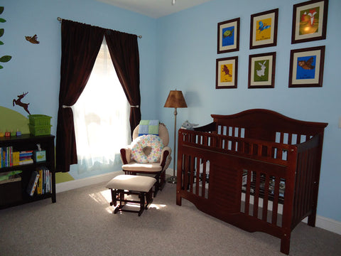 forest theme baby room