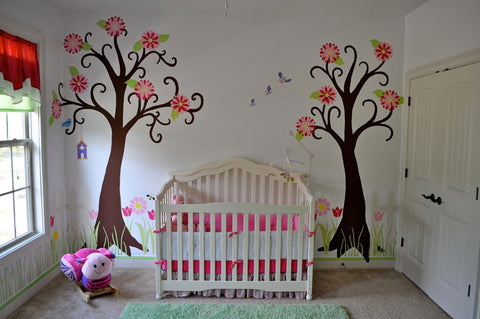 tree wall stencils 