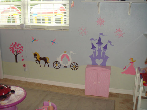 Princess Theme Wall Mural