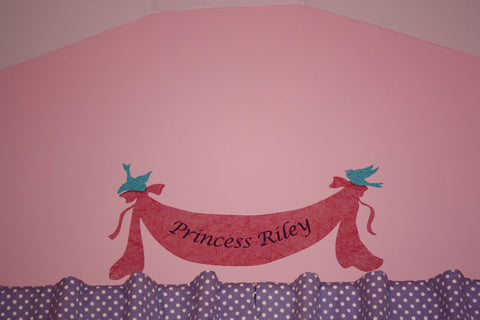 princess name sign banner