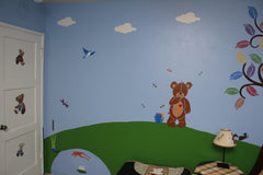 Teddy Bear Wall Stencils