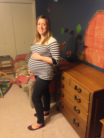 Expectant Mother Erika in New Playroom