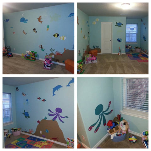 Under the Sea Playroom Mural