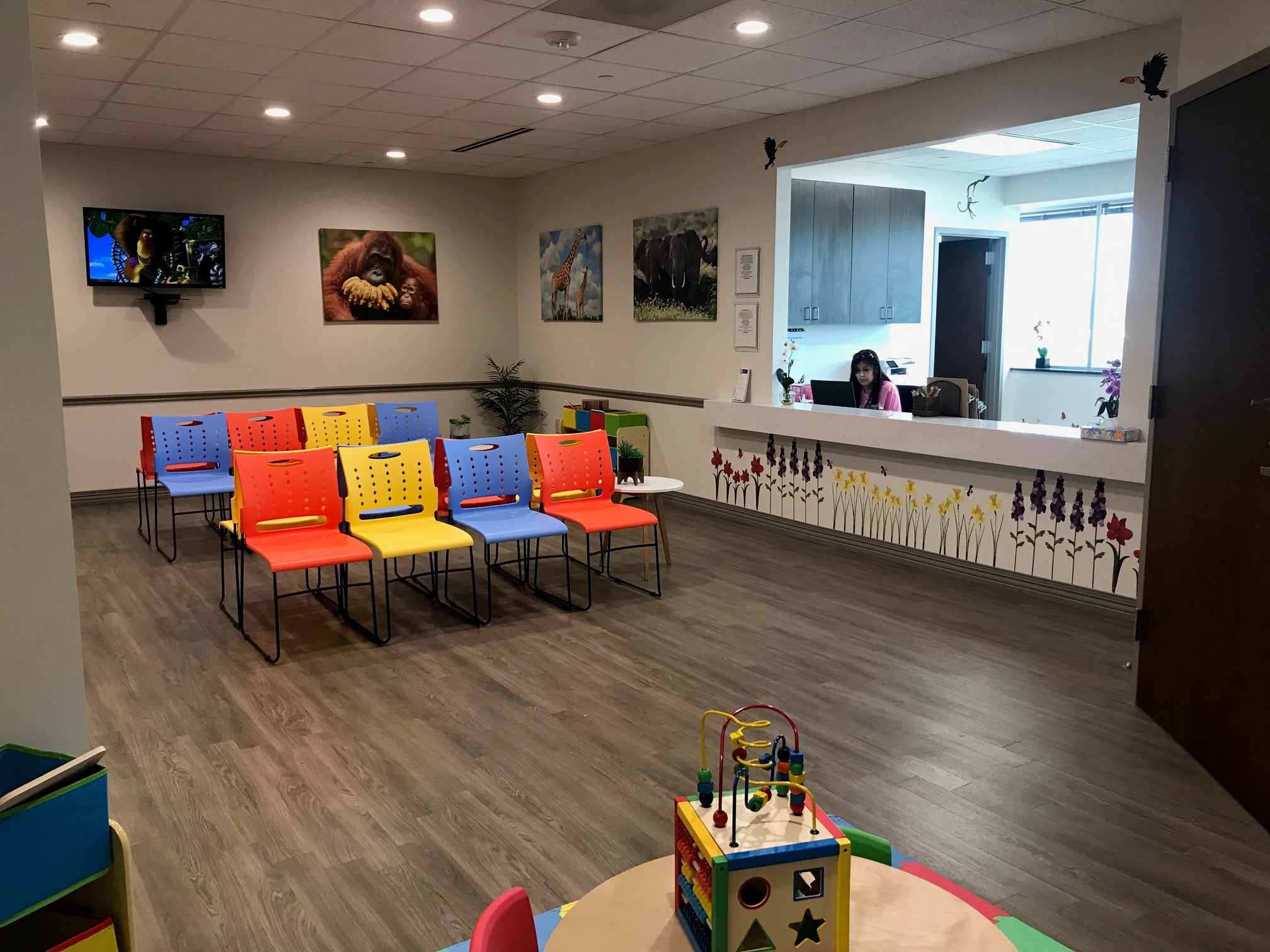 Pediatric Office Makeover - Jungle Safari Theme