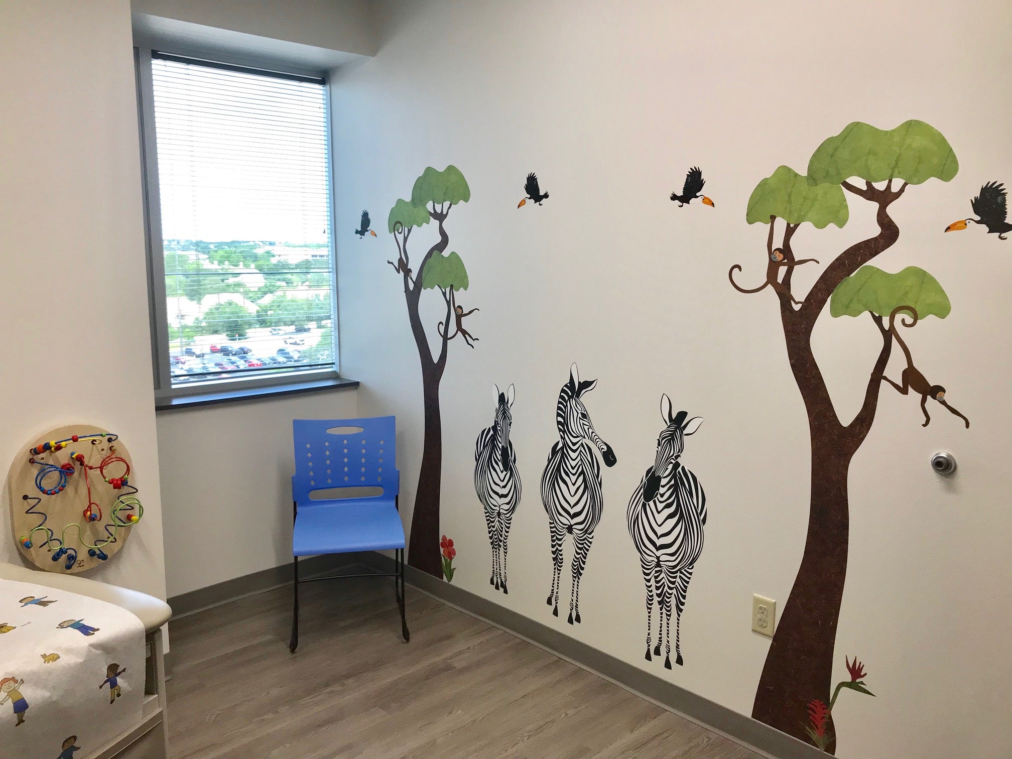 Pediatric Office Makeover - Jungle Safari Theme