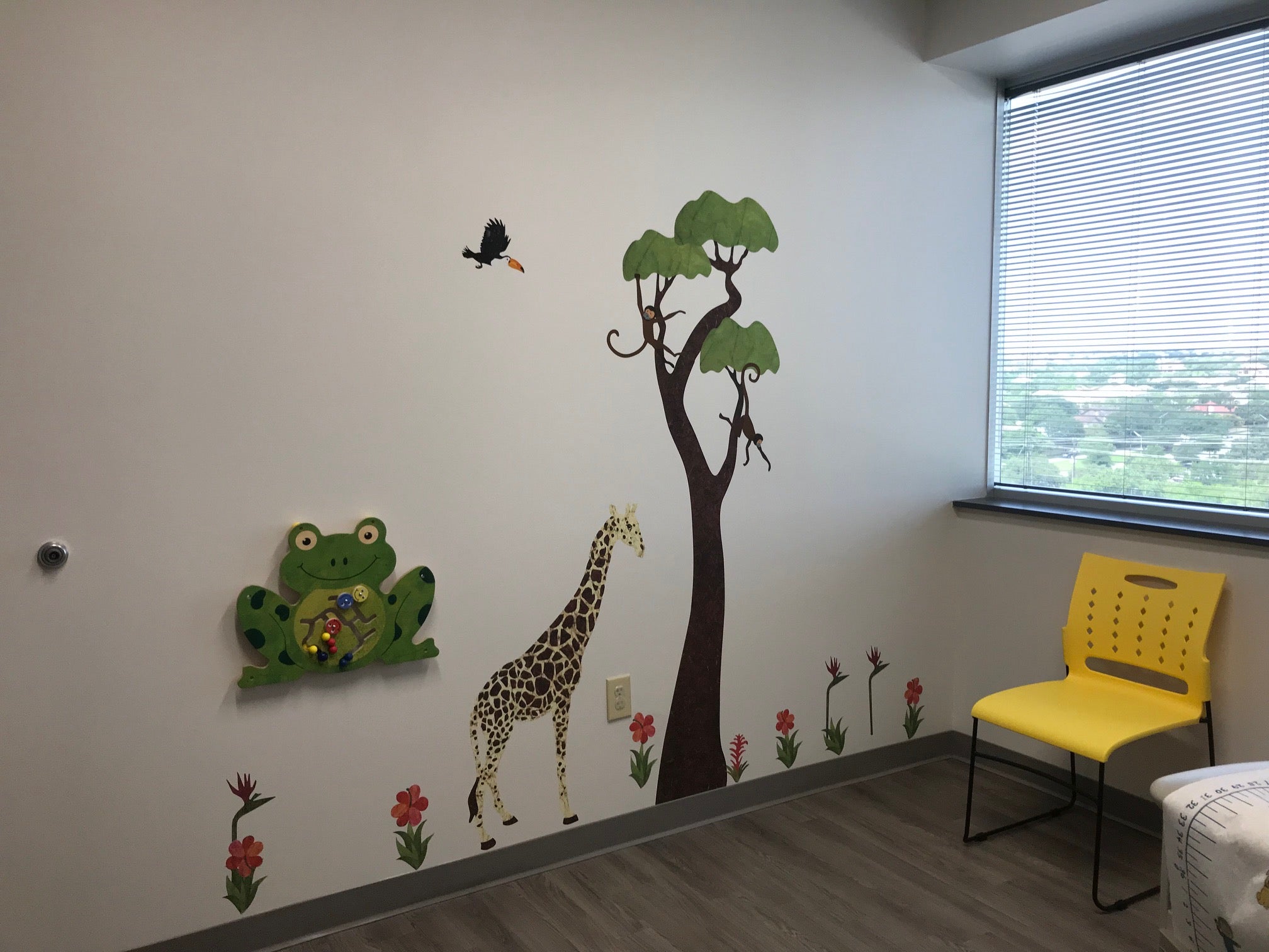 Pediatric Office Makeover - Jungle Safari Theme