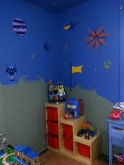 Space Themed Boys Room