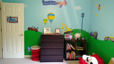 Transportation Wall Stickers for Kids