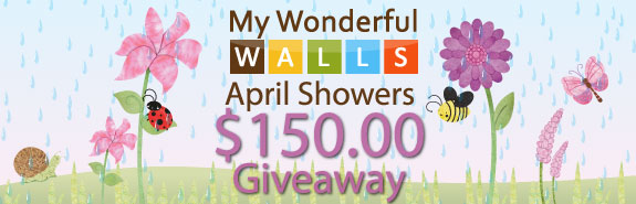 My Wonderful Walls April Showers Giveaway