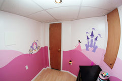 Princess Mural for Girls Room