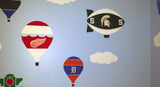 Sports Blimp Wall Stencil