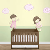 baby room wall mural