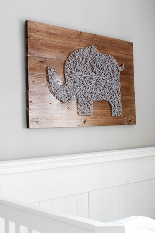 DIY Elephant String Art