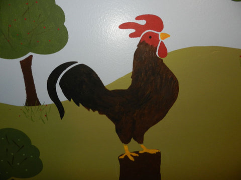 rooster stencil