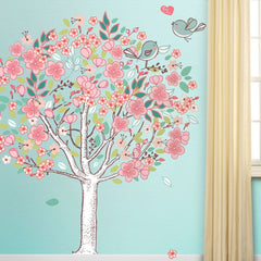 flowering tree wall sticker decal