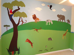 Jungle Safari Wall Mural