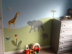 Jungle Safari Wall Mural